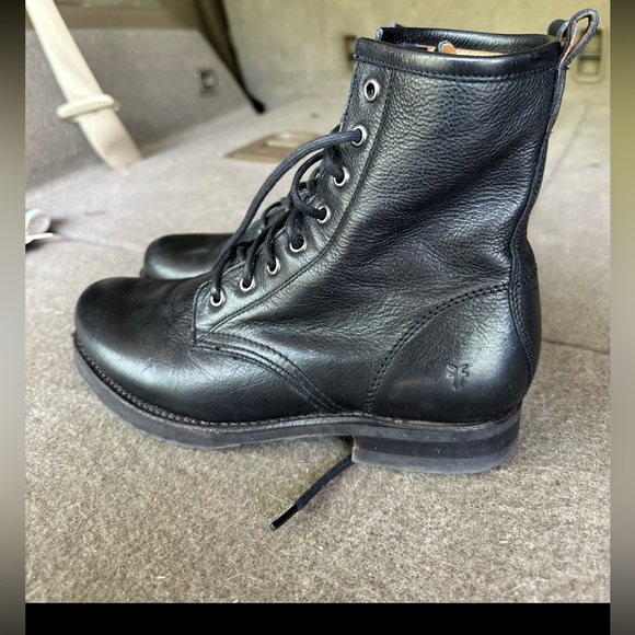 Like New Frye Combat Boots - Picture 2 of 5